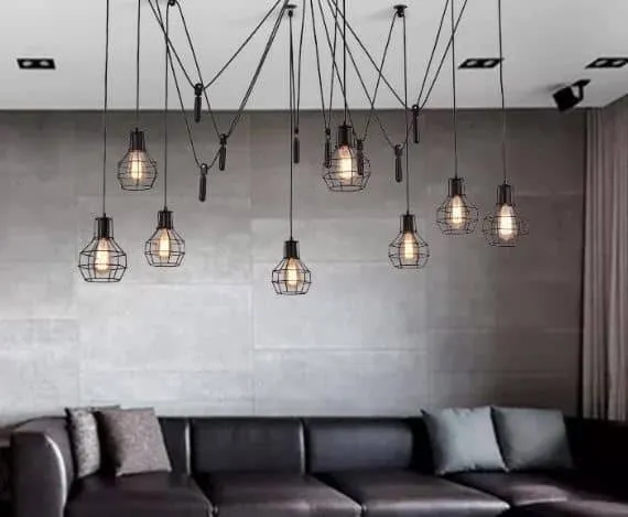 Filippa Pulley Cage Industrial Pendant Lamp