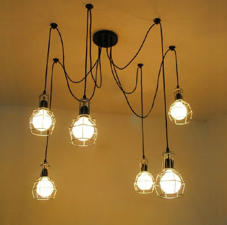 Filippa Pulley Cage Industrial Pendant Lamp