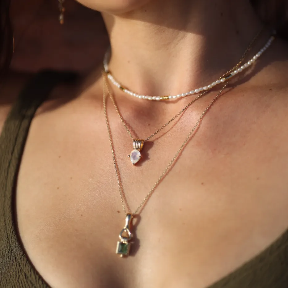 Freya Iolite Silver Necklace