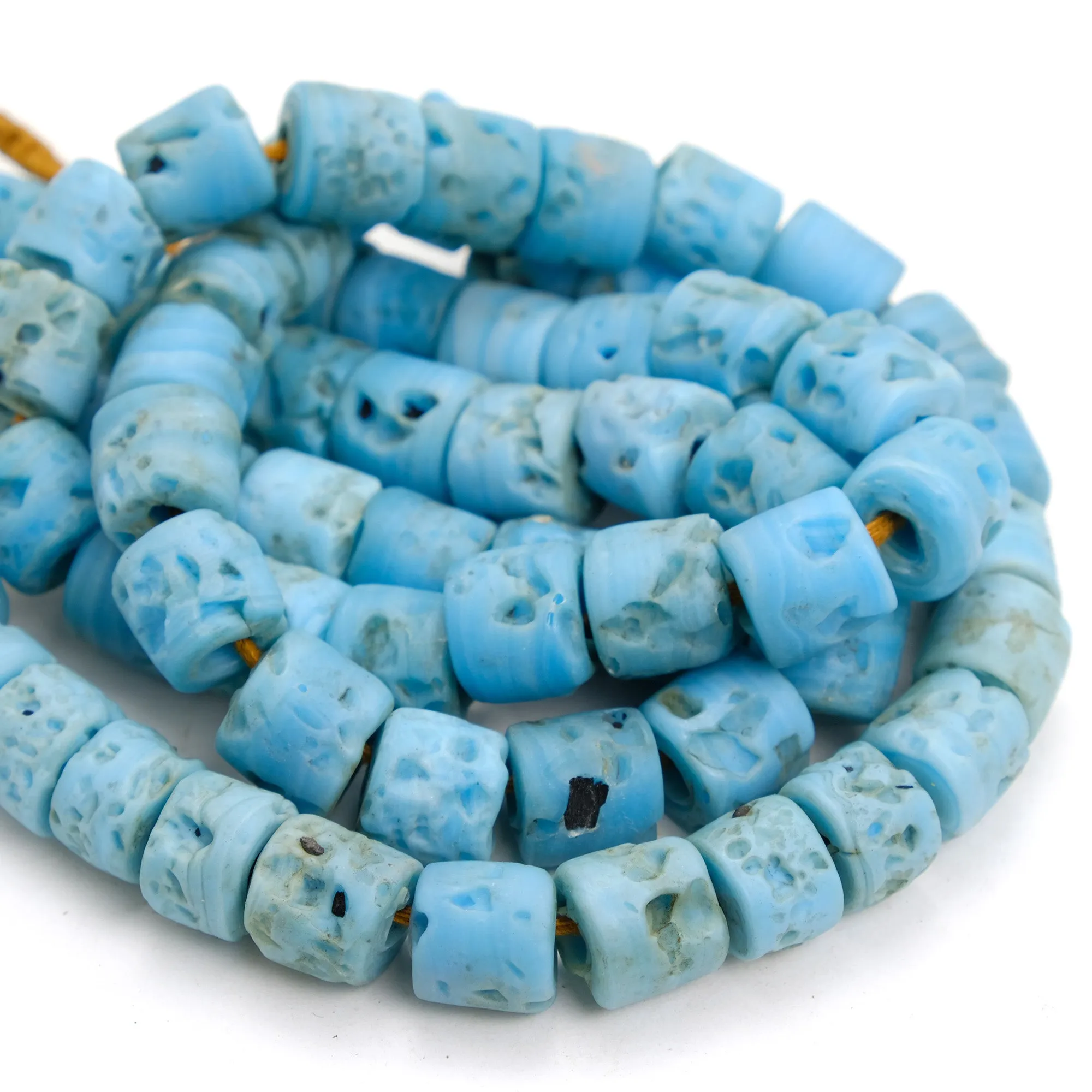 Glass "Turquoise" Strand Matte / Necklace