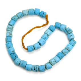 Glass "Turquoise" Strand Matte / Necklace