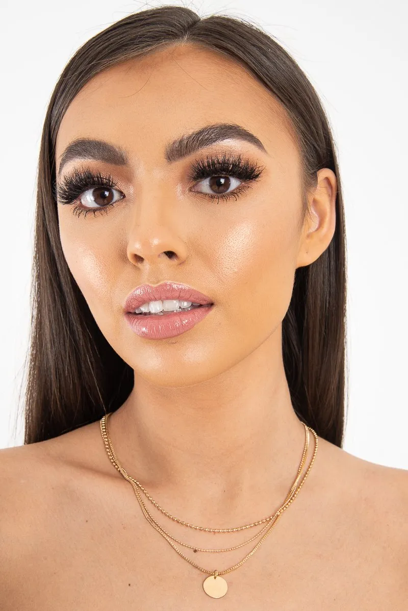 Gold Ball Chain Pendant Necklace - Frayda
