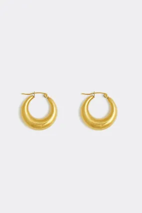 Gold Crawford Hoops