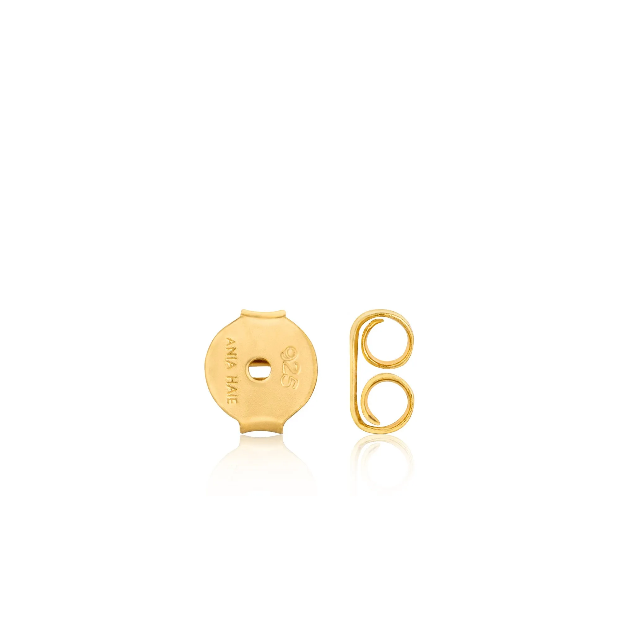 Gold Mother of Pearl and Kyoto Opal Stud Earrings