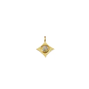 Gold Vermeil Ethiopian Opal Dainty Charm Pendant