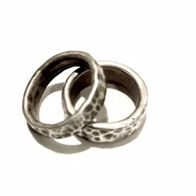 Hammered Silver Band