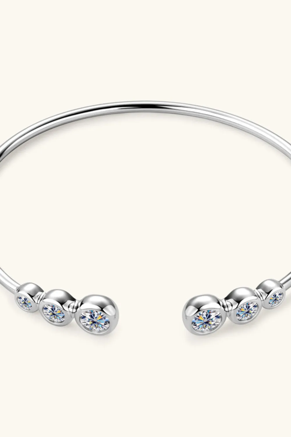 HGA 1.8 Carat Moissanite Sterling Silver Bracelet