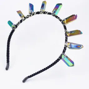 Hypnotic Rainbow Rocker Headband