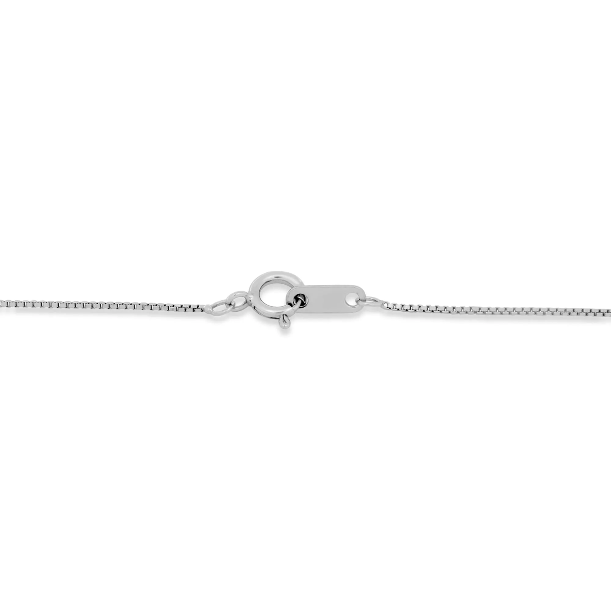 Jewelili Sterling Silver with Created Opal and Created White Sapphire Heart Shape Pendant Necklace
