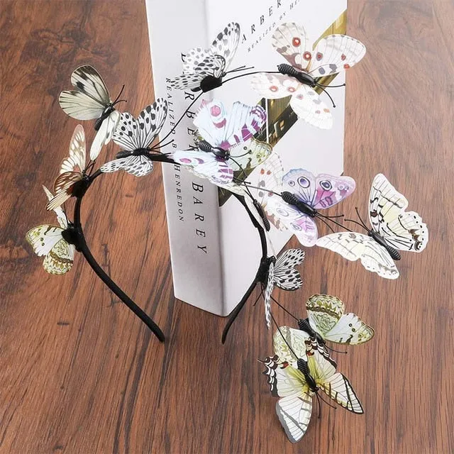 Joyous Bright Butterfly Headband