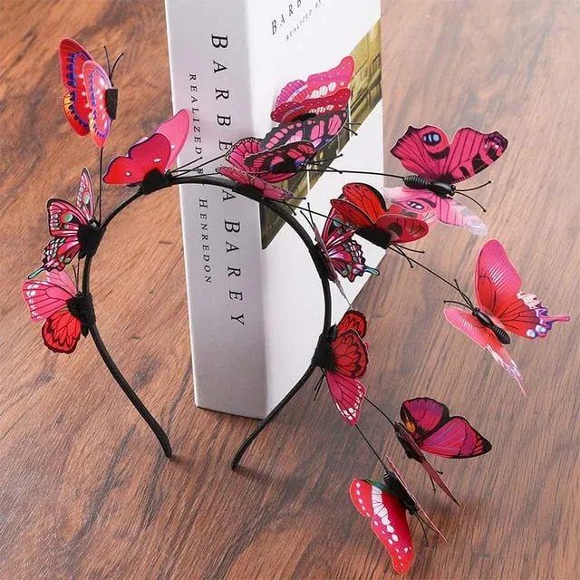 Joyous Bright Butterfly Headband