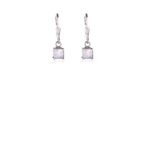 Kyra Rainbow Moonstone Earrings, Sterling Silver
