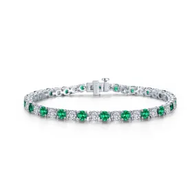 Lafonn Classic Round Emerald Bracelet B0176CEP72
