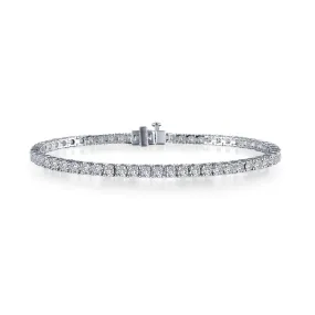 Lafonn Simulated Diamond 3.50ct. Classic Tennis Bracelet B3002CLP