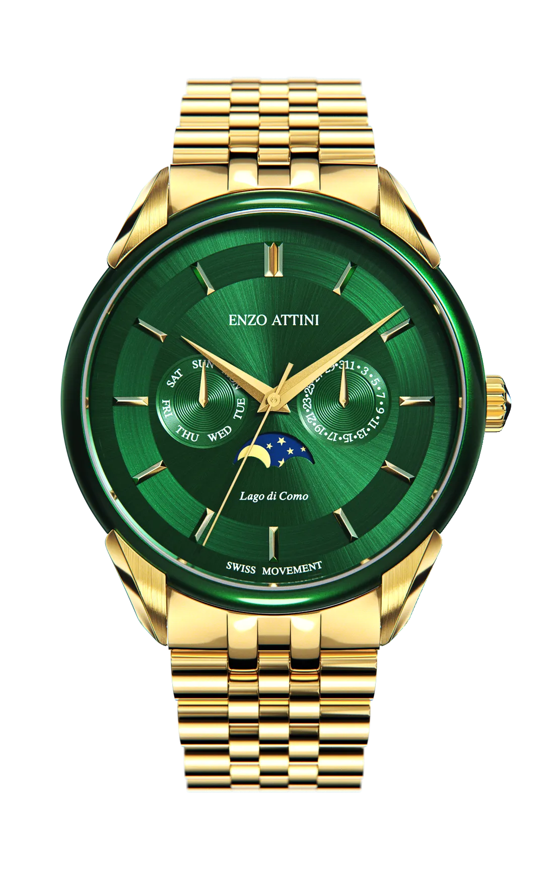 Lago di Como - President Bracelet / Swiss Movement.