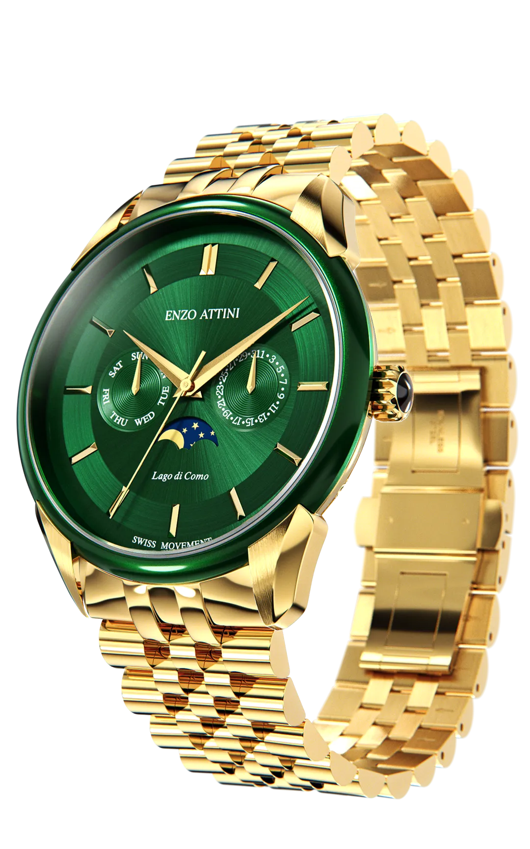 Lago di Como - President Bracelet / Swiss Movement.