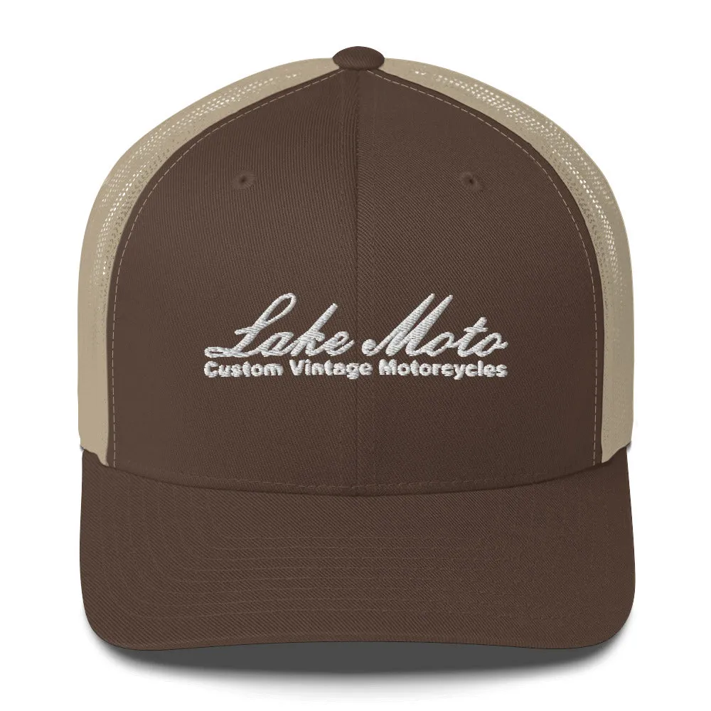 Lake Moto Trucker Cap