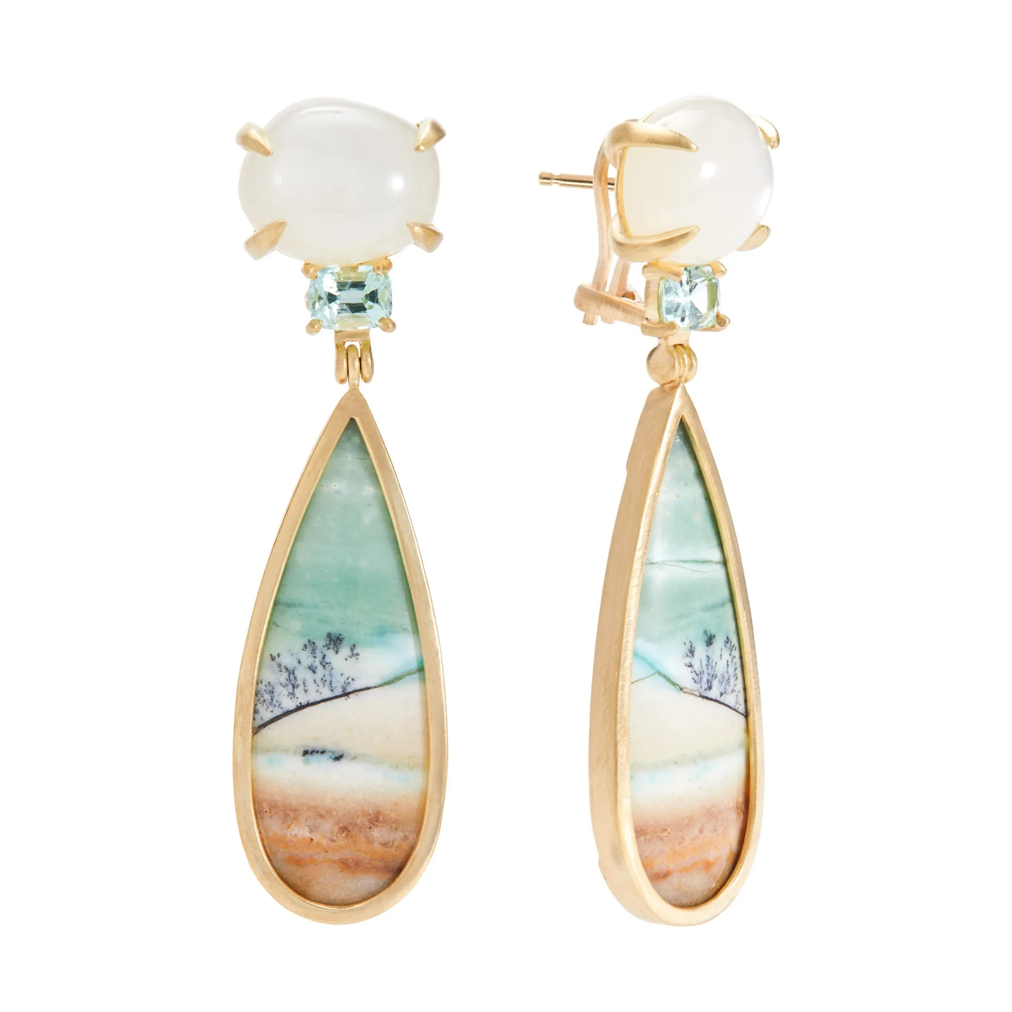 Landscape: Ocean, Beachside Earrings