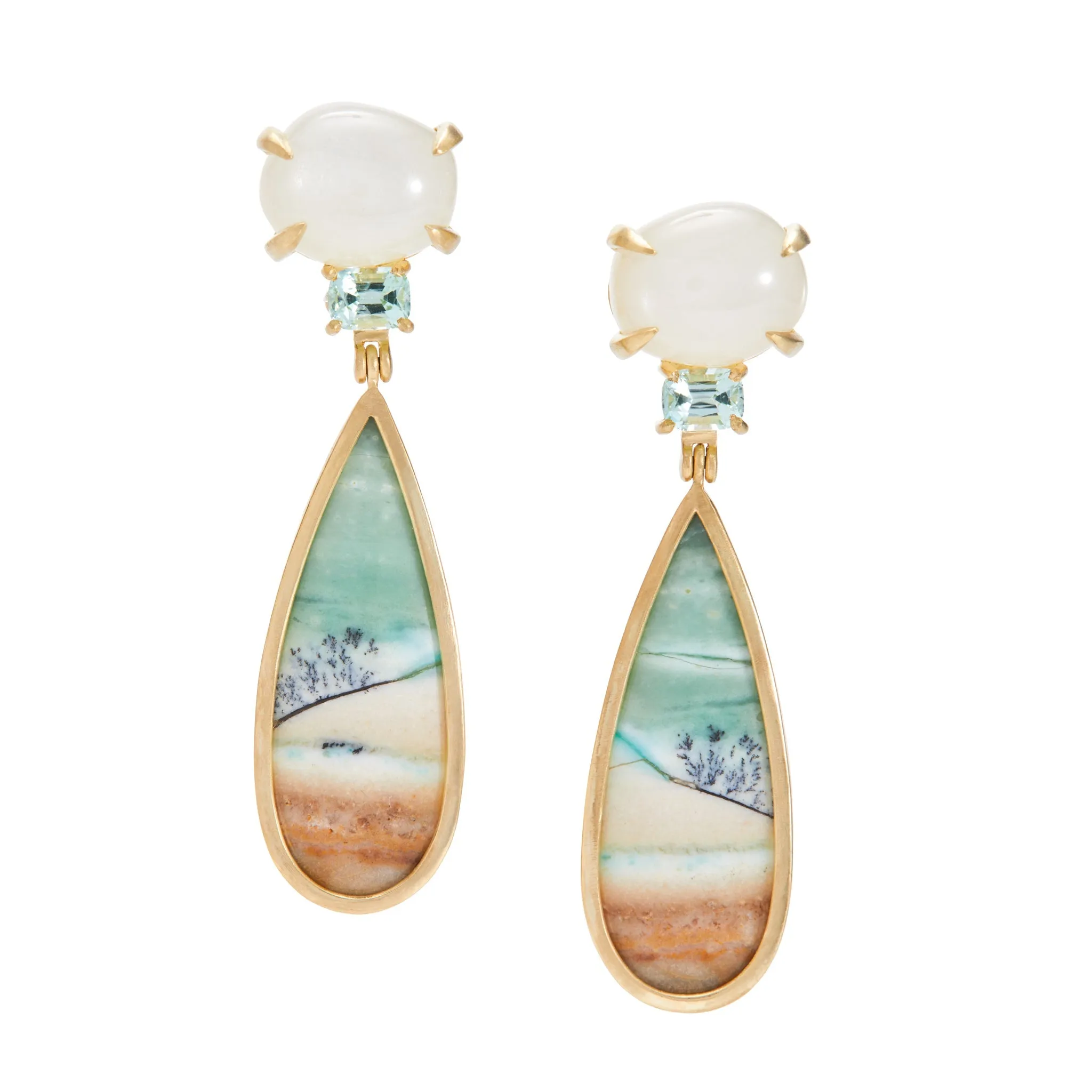 Landscape: Ocean, Beachside Earrings