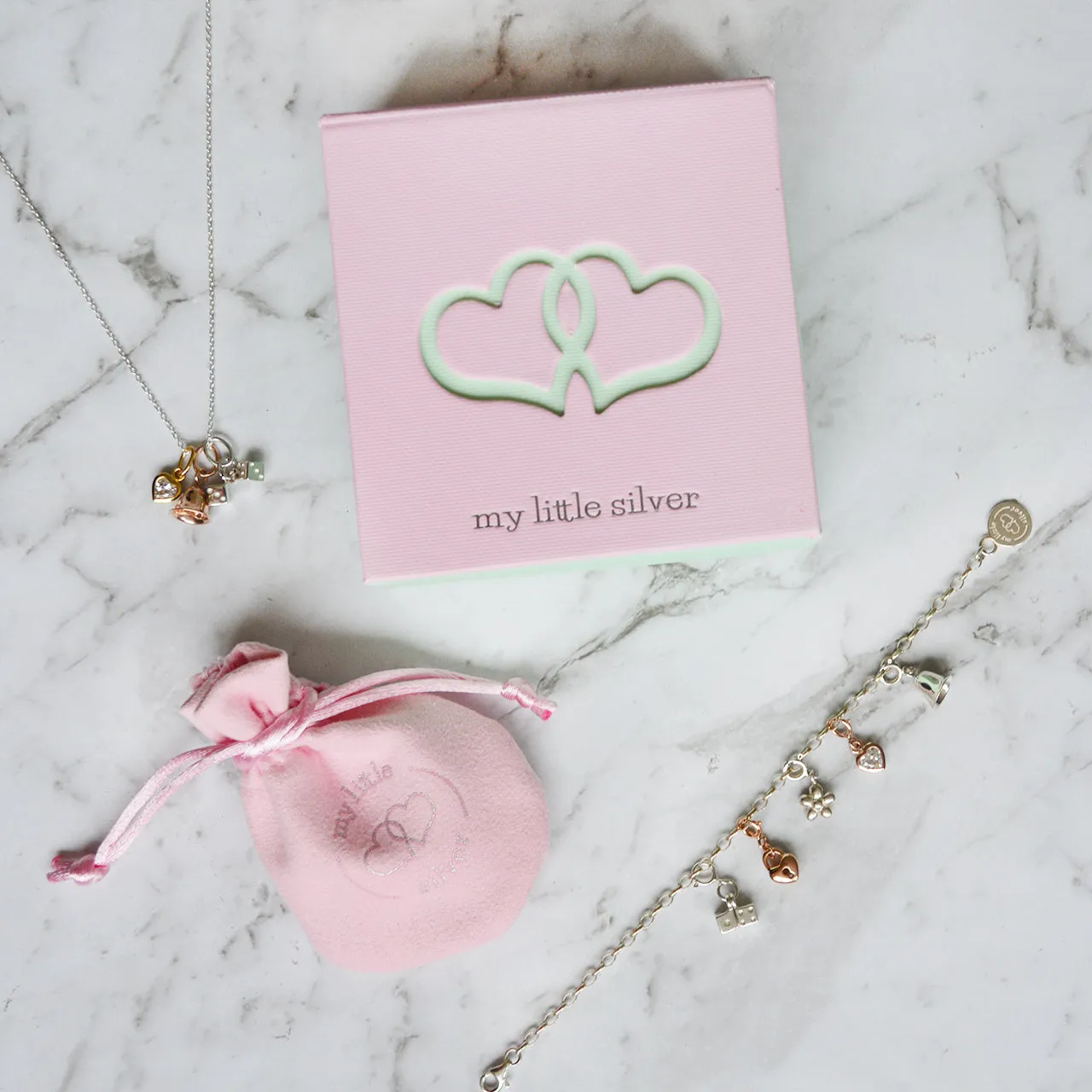 Little Good Luck Elephant Pendant - Sterling Silver