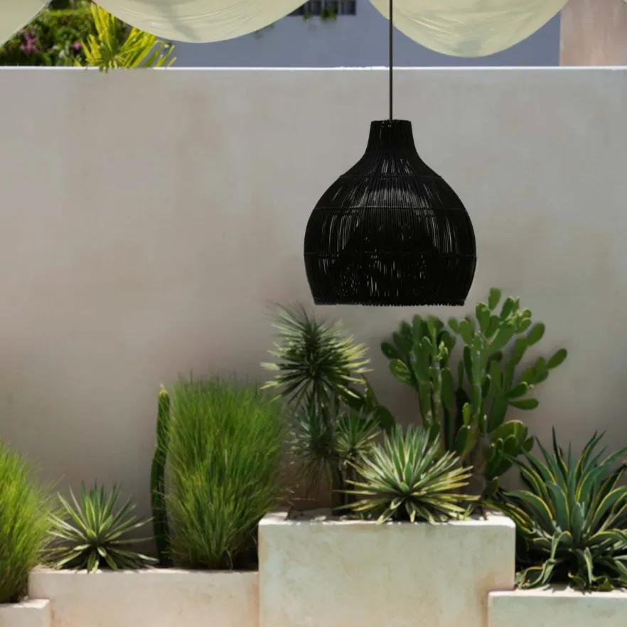 Lobster Trap Pendant Black L