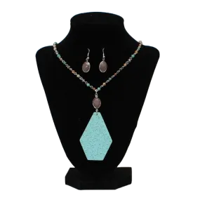 M&F Ladies Multi Bead Necklace Set 30424