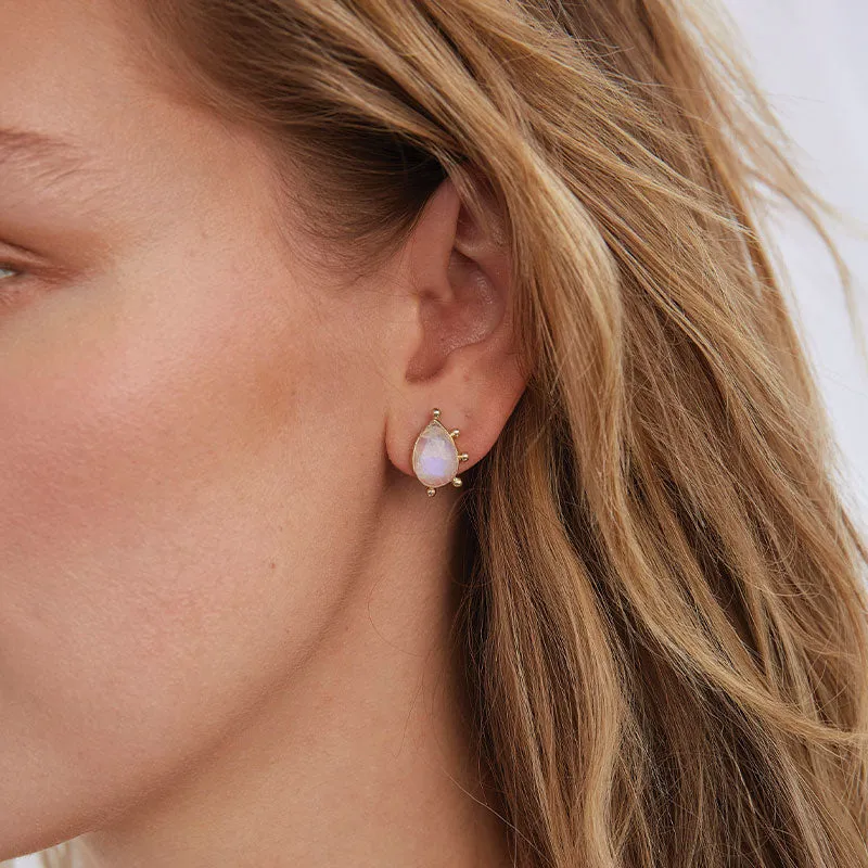 MARGOT MOONSTONE STUDS