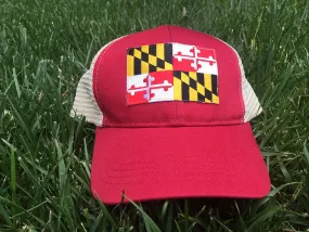MARYLAND STATE FLAG MESH HAT SNAPBACK
