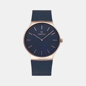 Men's Blue Analog Stainless Steel Watch V178GXVLML