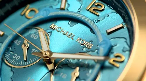 Michael Kors Watch Hunger Stop Ladies Gold Tone Chronograph Watch -  Owned & Worn By Olivia Newton-John