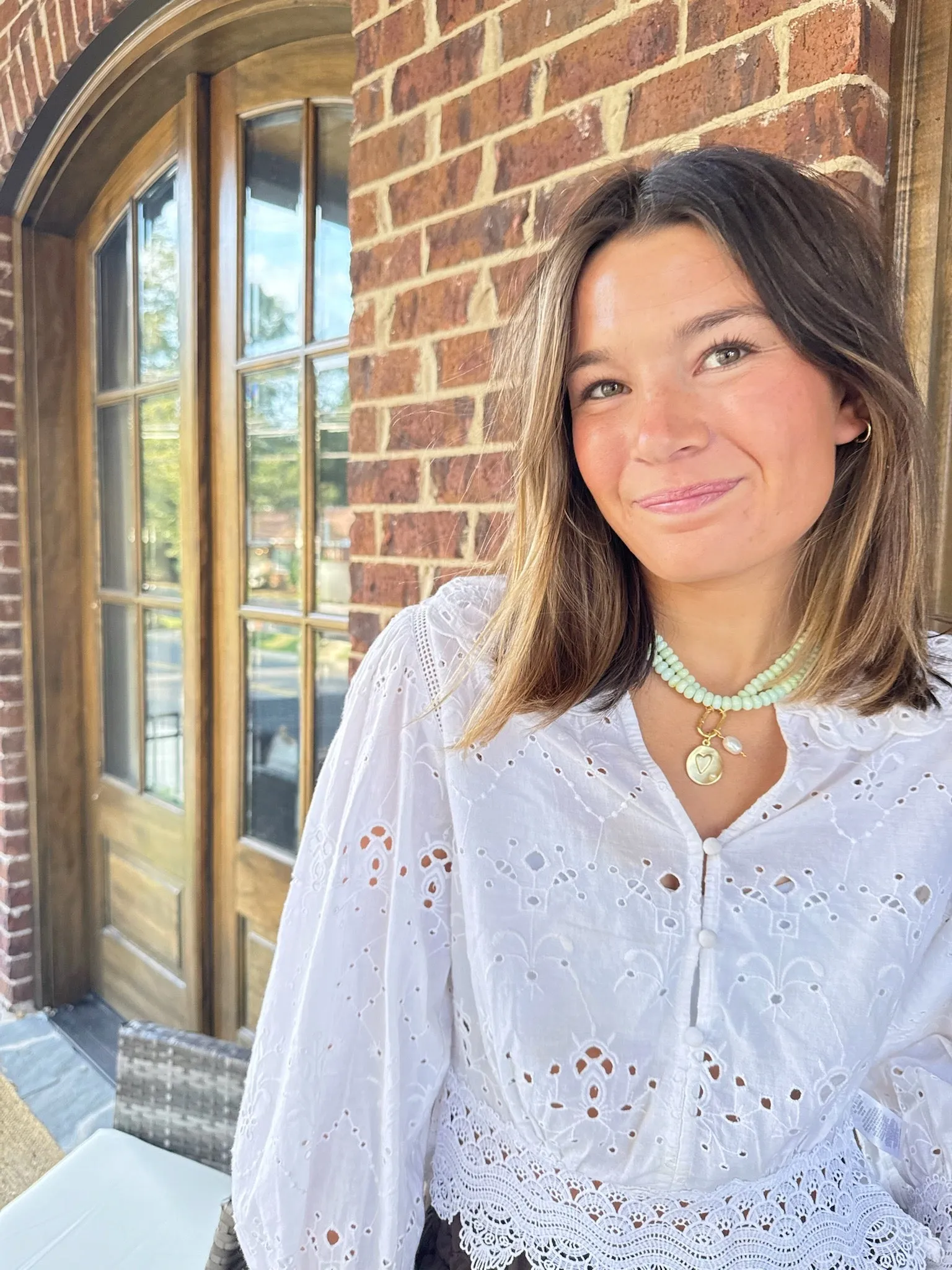 Mint Breeze Beaded Charm