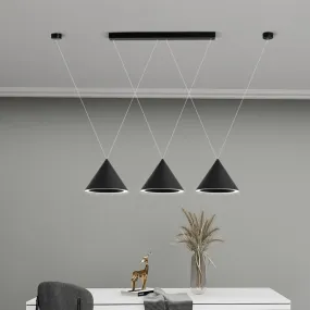 Modern Pendant Lamps Black White Kitchen Island Living Dining Room Bar Home Decor LED Indoor Hanging Lighting Fixture E14