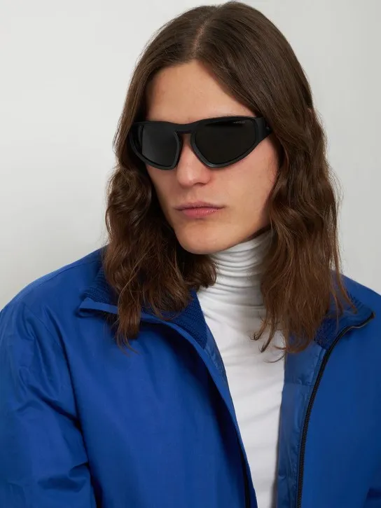 Moncler   Pentagra futuristic shape sunglasses 