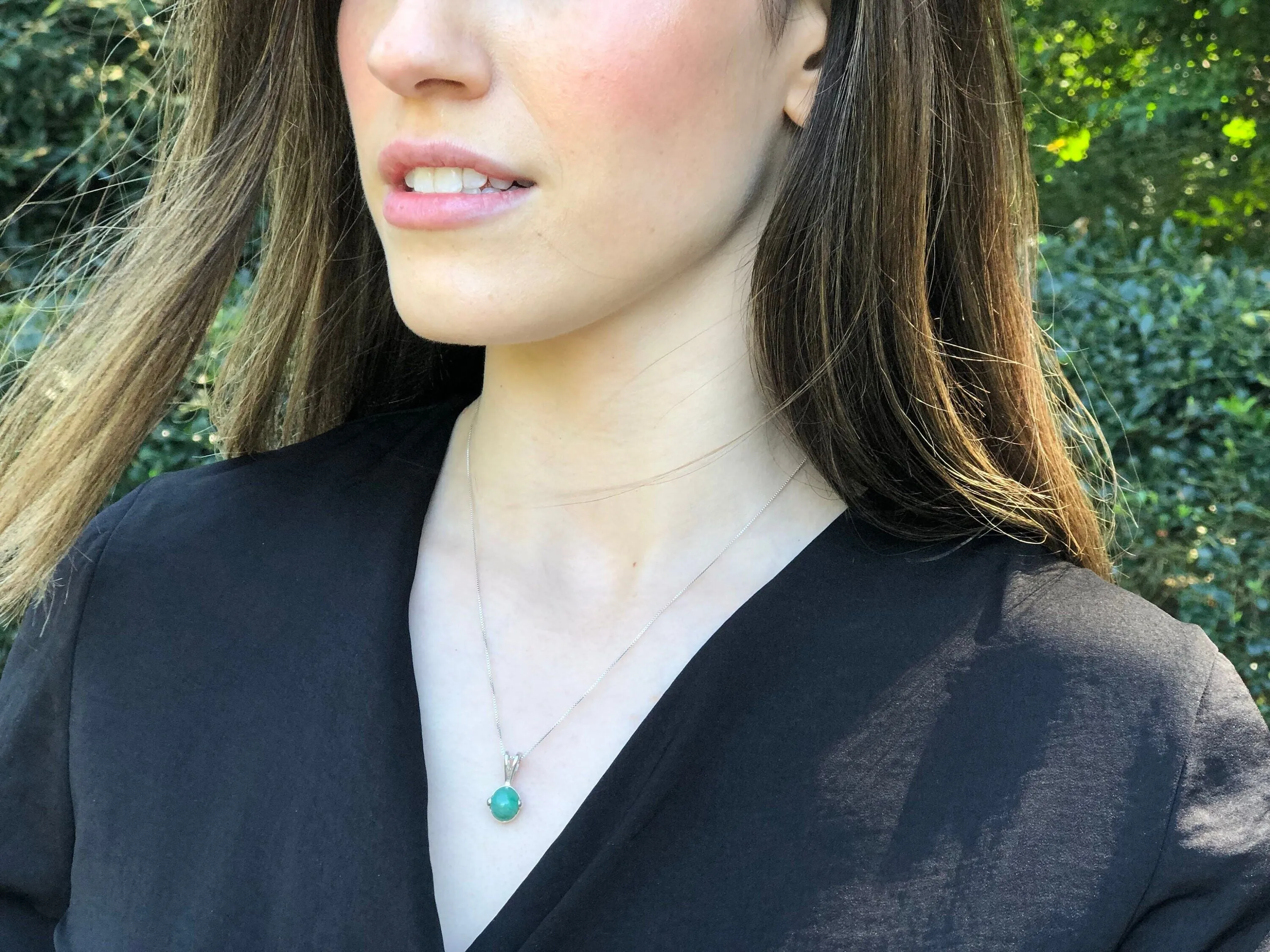Moonstone Pendant - Oval Vintage  Necklace - Natural Moonstone Necklace