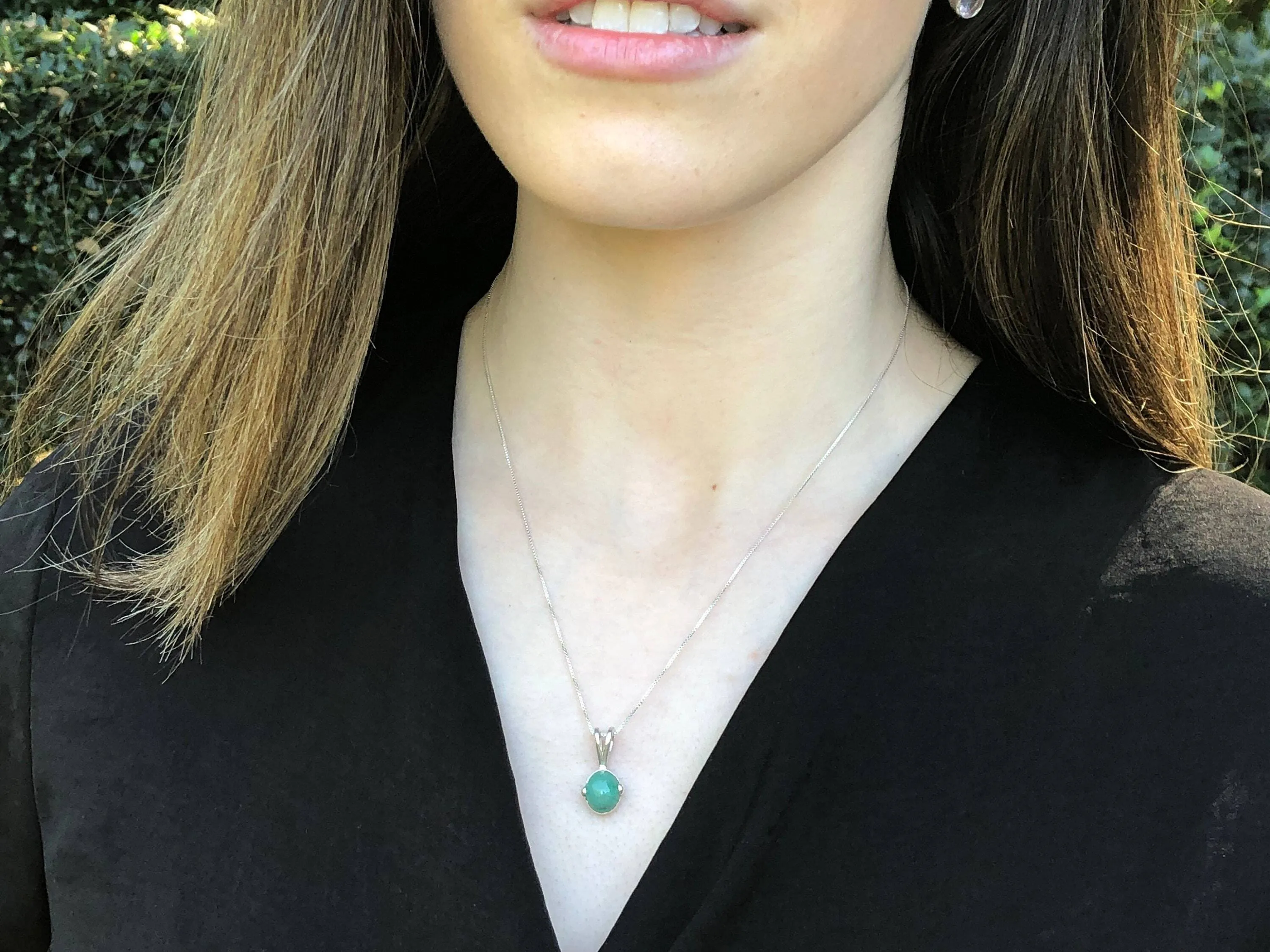 Moonstone Pendant - Oval Vintage  Necklace - Natural Moonstone Necklace