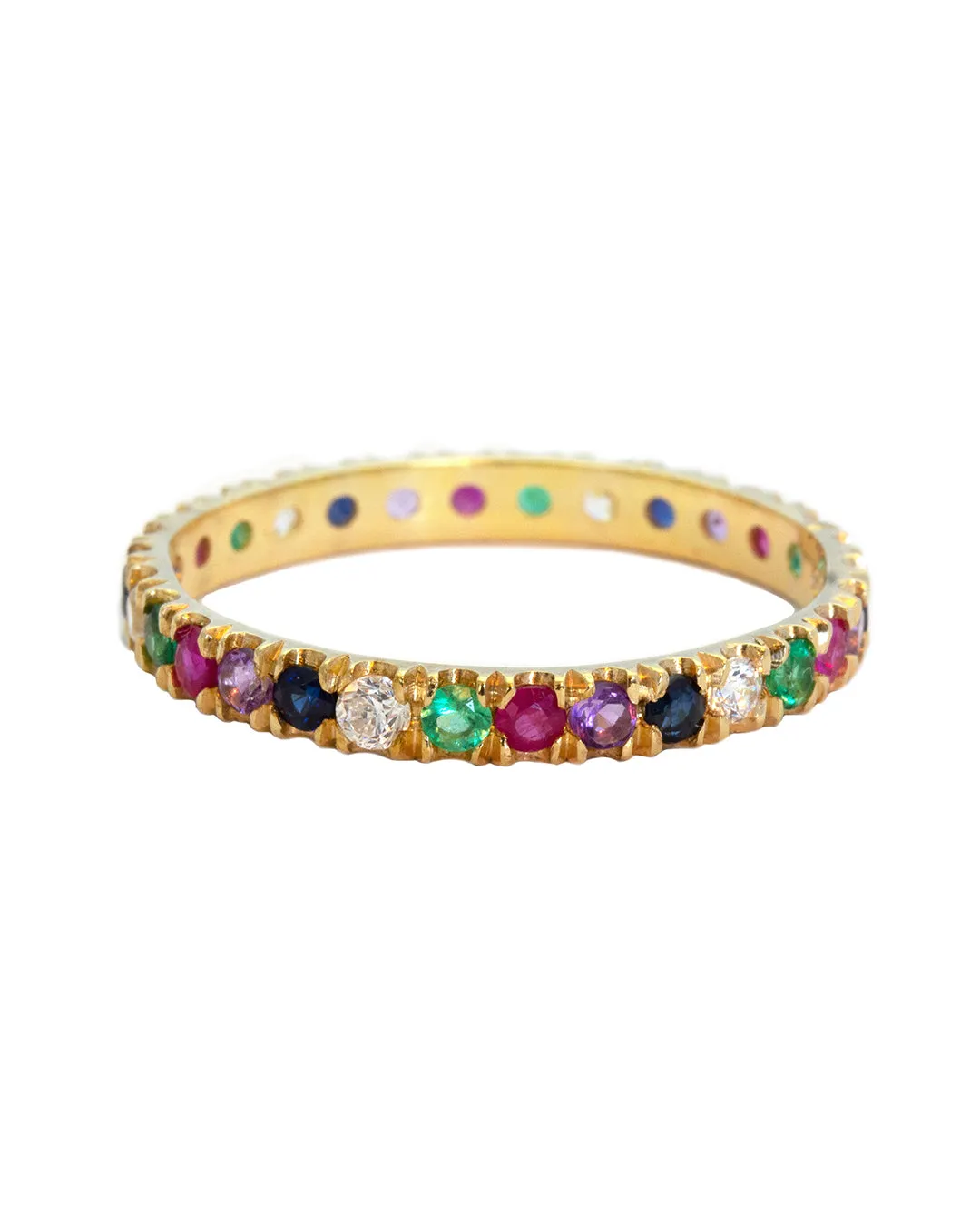 My Precious Multi Gemstone Eternity Ring