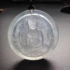 Natural Jade Pendant Jadeite Buddha Pendant PT201