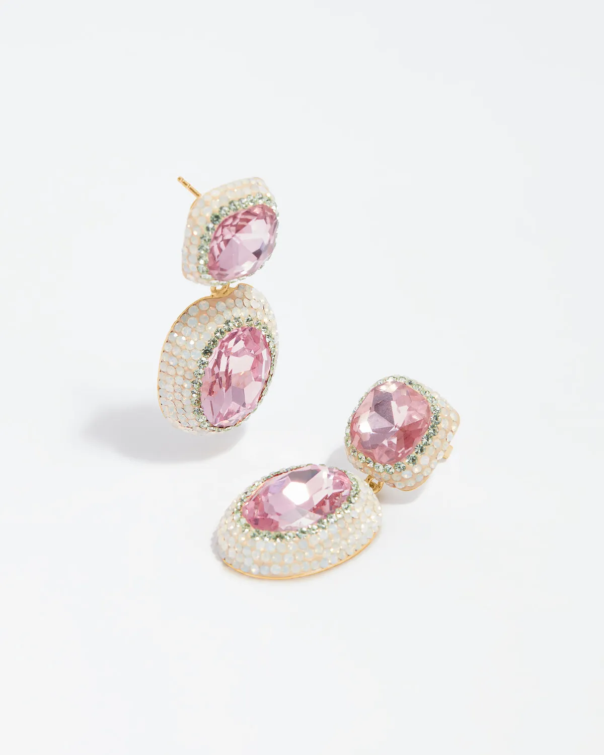 Needle & Thread X Soru Sentimental Rose Drop Earrings