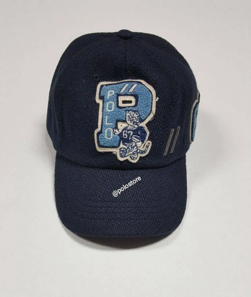 Nwt Polo Ralph Lauren Bklyn P67 Patch Adjustable Strap Back Hat