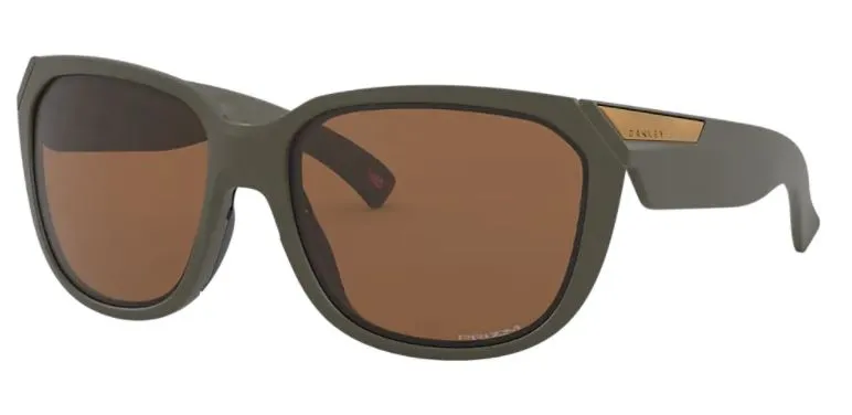 Oakley Womens Rev Up Matte Olive Frame - Prizm Tungsten Iriduim Lens - Non Polarized Sunglasses