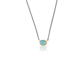 One-Of-A-Kind Oval Opal Necklace