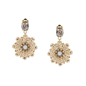 ORECCHINI FIORI IN FILIGRANA  E SWAROVSKI