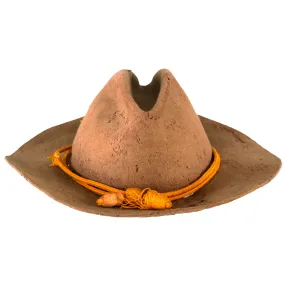 Original U.S. Philippine Insurrection Era Named M1902 Star-Vented Campaign Hat with Cavalry Cord - Size 7⅛