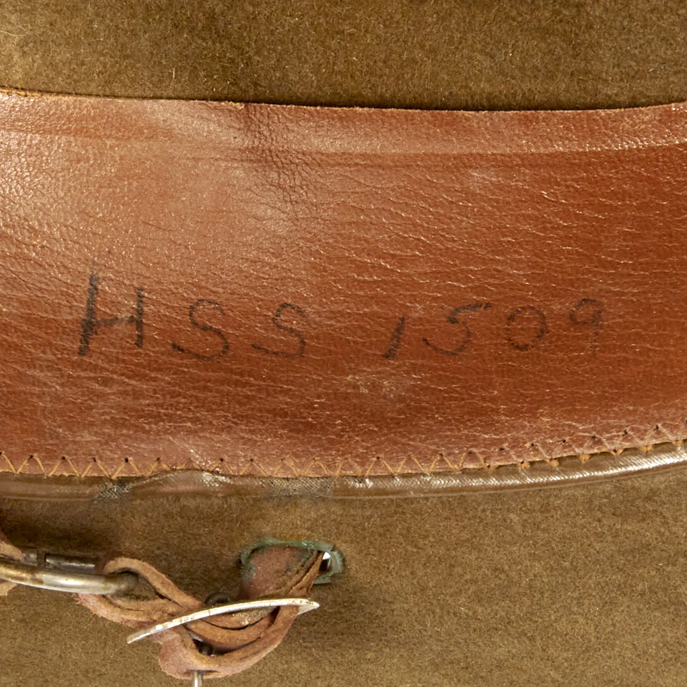 Original U.S. Pre-WWII Officer M1911 Campaign Hat in Excellent Condition with Artillery Cord