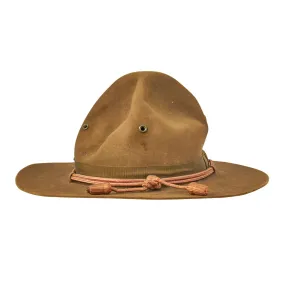 Original U.S. Pre-WWII Officer M1911 Campaign Hat in Excellent Condition with Artillery Cord