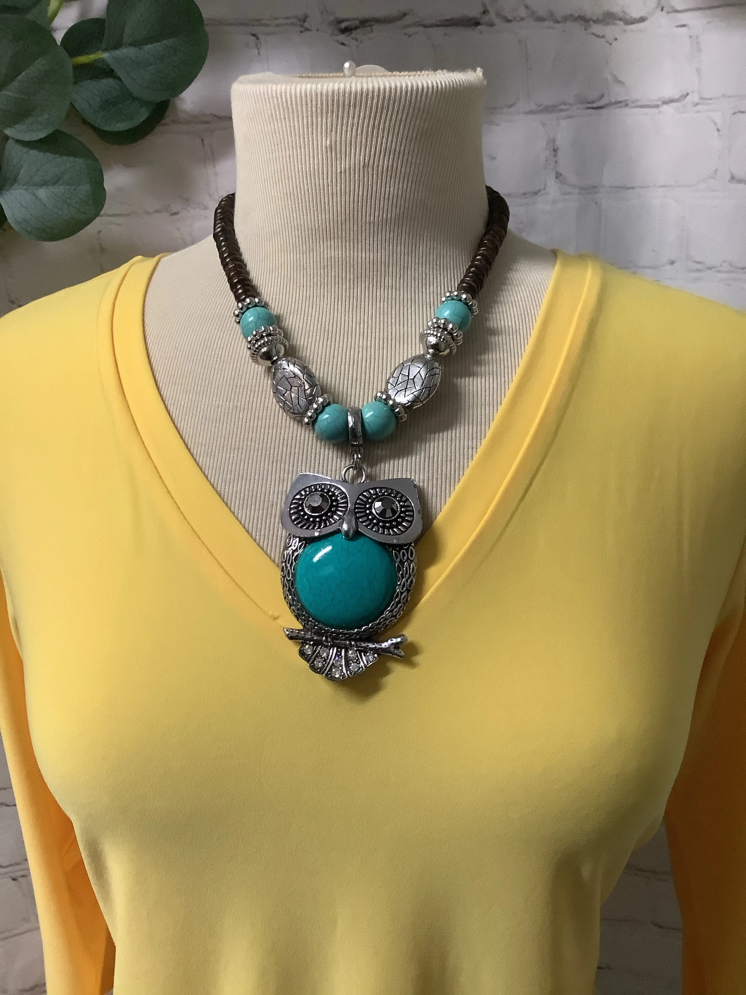 Owl Pendant Necklace