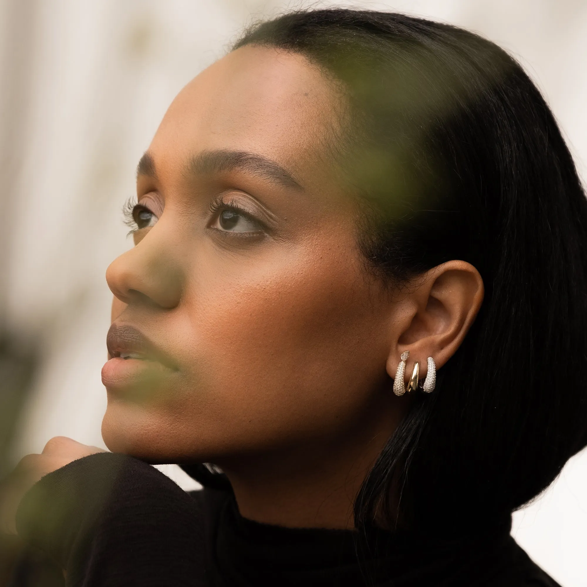 Petite Demi Hoop Earrings