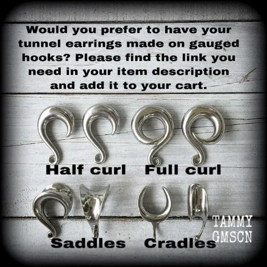 Rainbow moonstone tunnel dangles-Gemstone tunnels