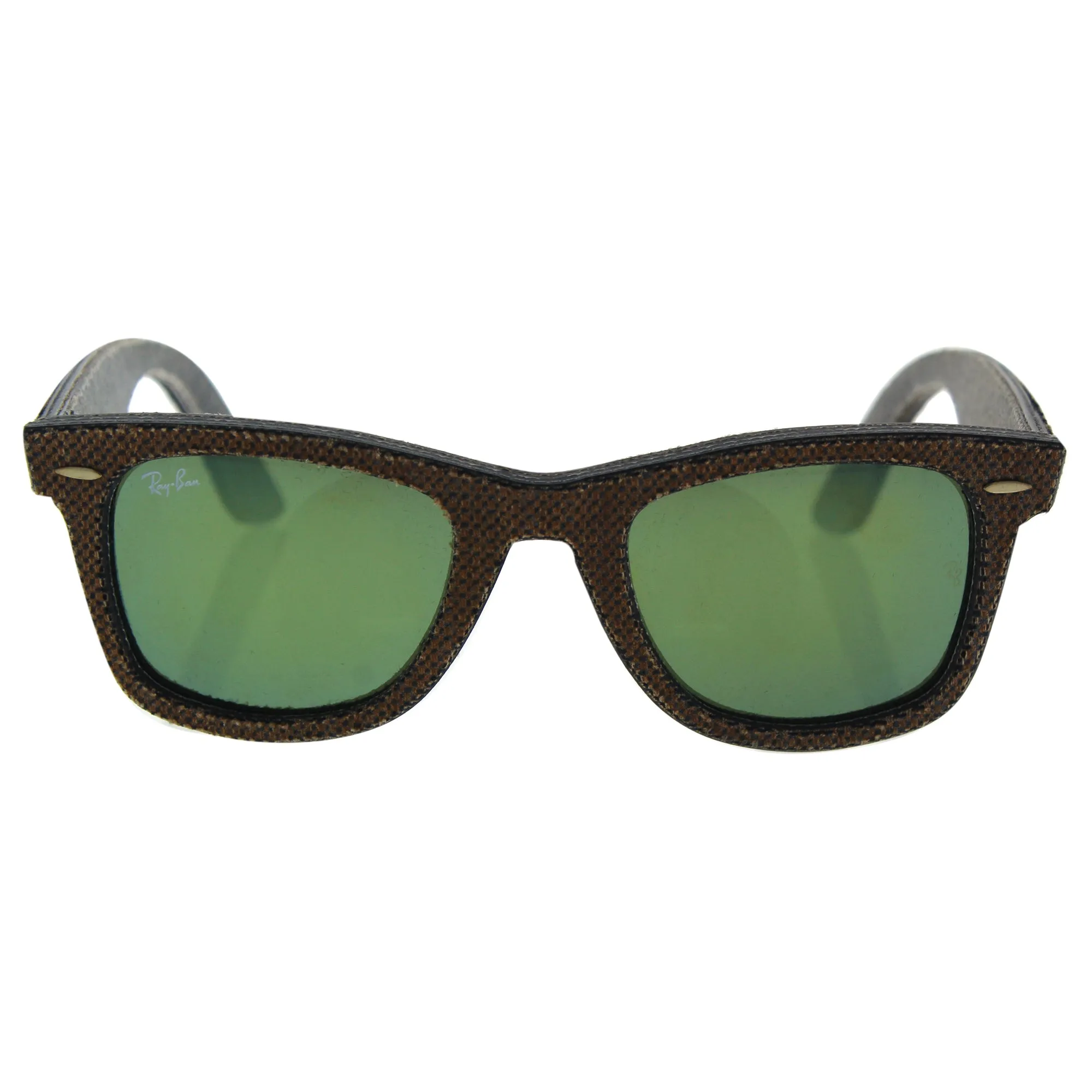 Ray-Ban RB2140 Wayfarer Sunglasses, TOP OSAKA BROWN ON JEANS, 50 mm