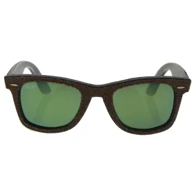 Ray-Ban RB2140 Wayfarer Sunglasses, TOP OSAKA BROWN ON JEANS, 50 mm